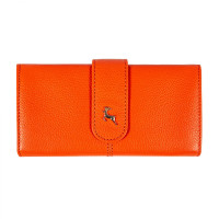 Оранжевый женский кошелёк из кожи Ashwood Ashwood J53 MANDARIN