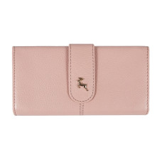 Пудровый женский кошелёк из кожи Ashwood Ashwood J53 PEACH WHIP