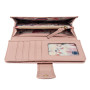 Пудровый женский кошелёк из кожи Ashwood Ashwood J53 PEACH WHIP
