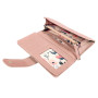 Пудровый женский кошелёк из кожи Ashwood Ashwood J53 PEACH WHIP