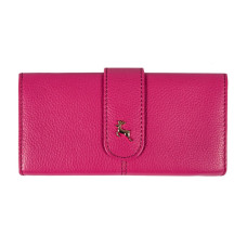 Розовый женский кошелёк из кожи Ashwood Ashwood J53 RASPBERRY-SORBET