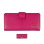 Розовый женский кошелёк из кожи Ashwood Ashwood J53 RASPBERRY-SORBET