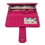 Розовый женский кошелёк из кожи Ashwood Ashwood J53 RASPBERRY-SORBET