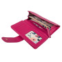 Розовый женский кошелёк из кожи Ashwood Ashwood J53 RASPBERRY-SORBET