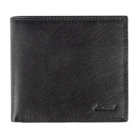 Мужской кожаный портмоне Ashwood 1211 VT Black