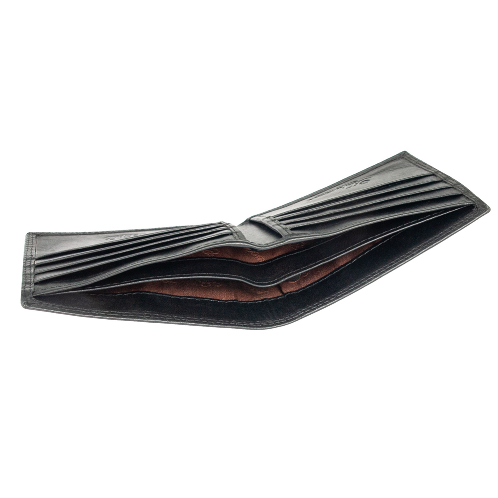 Мужской кожаный портмоне Ashwood 1211 VT Black