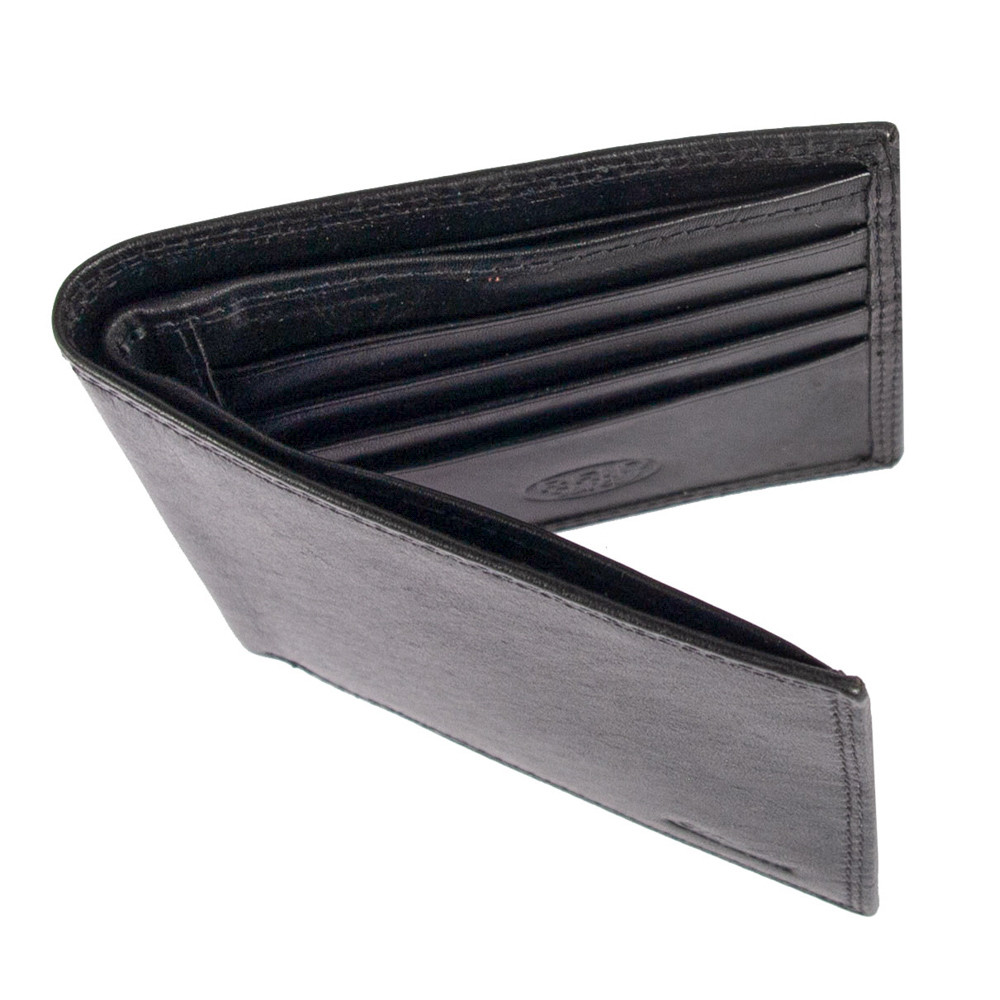 Мужской кожаный портмоне Ashwood 1211 VT Black
