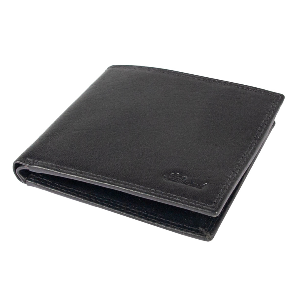 Мужской кожаный портмоне Ashwood 1211 VT Black