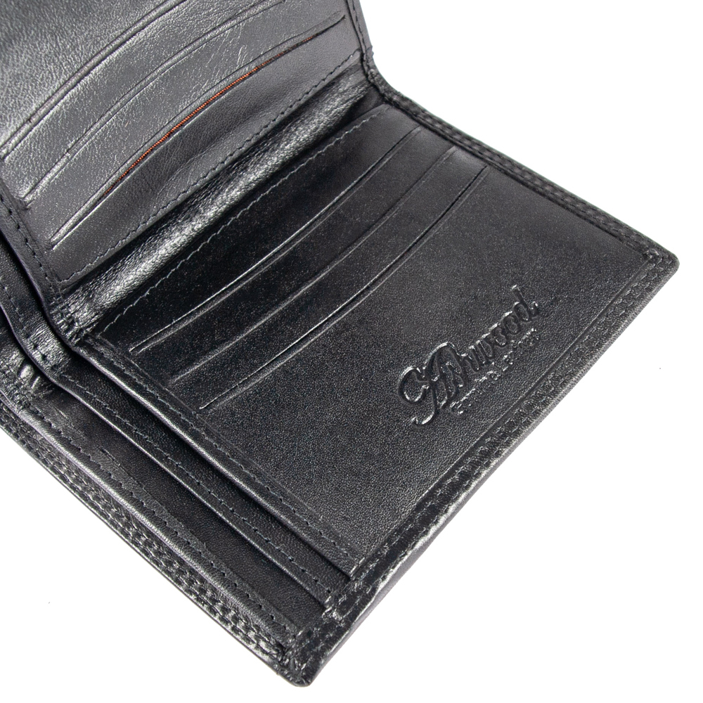Кошелёк мужско из натуральной кожи Ashwood 1246 VT Black