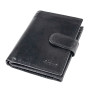 Кошелёк мужско из натуральной кожи Ashwood 1246 VT Black