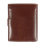 Кожаный мужской кошелёк коньячного цвета Ashwood 1246 VT Tan