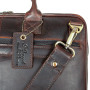 Шкіряна сумка для ноутбука та паперів Ashwood K46 Brown