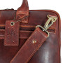 Шкіряна сумка для документів Ashwood K46 Chestnut