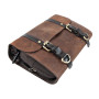 Коричневый кожаный нессесер Ashwood LIAM Oil Brown