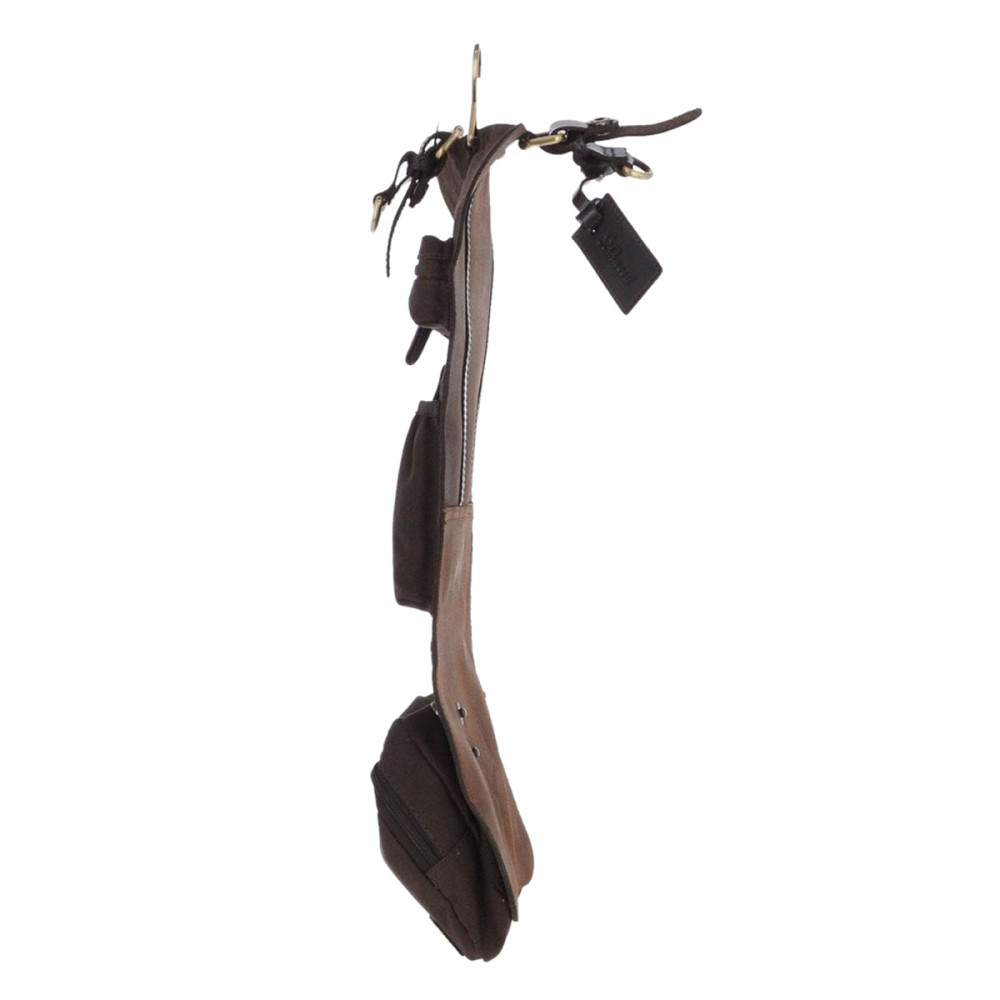 Коричневый кожаный нессесер Ashwood LIAM Oil Brown