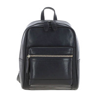 Женский кожаный мини-рюкзак Ashwood T87 Black