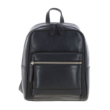 Женский кожаный мини-рюкзак Ashwood T87 Black