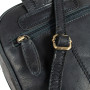 Женский кожаный мини-рюкзак Ashwood T87 Black