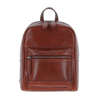 Женский кожаный мини-рюкзак Ashwood T87 Chestnut - светло-коричневый