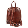 Женский кожаный мини-рюкзак Ashwood T87 Chestnut - светло-коричневый