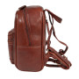 Женский кожаный мини-рюкзак Ashwood T87 Chestnut - светло-коричневый