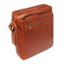 Брендова шкіряна сумка через плече Ashwood K42 Chestnut