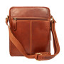 Брендова шкіряна сумка через плече Ashwood K42 Chestnut