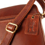 Брендова шкіряна сумка через плече Ashwood K42 Chestnut