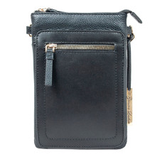 Шкіряна сумка для телефона Ashwood AZ71 Black