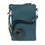 Зелёная кожаная сумка для смартфона Ashwood AZ71 Green