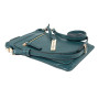 Зелёная кожаная сумка для смартфона Ashwood AZ71 Green
