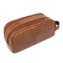 Кожаный нессесер медового цвета Ashwood T78 Honey