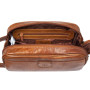 Кожаный нессесер медового цвета Ashwood T78 Honey