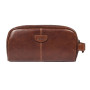 Кожаный нессесер коричневого цвета Ashwood T78 Chestnut