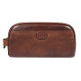 Кожаный нессесер коричневого цвета Ashwood T78 Chestnut