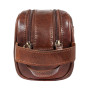 Кожаный нессесер коричневого цвета Ashwood T78 Chestnut