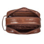 Кожаный нессесер коричневого цвета Ashwood T78 Chestnut
