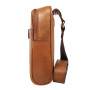 Мужская нагрудная сумка из натуральной кожи Ashwood T75 Honey