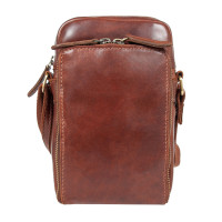 Сумка чоловіча для телефону Ashwood K41 CHESTNUT