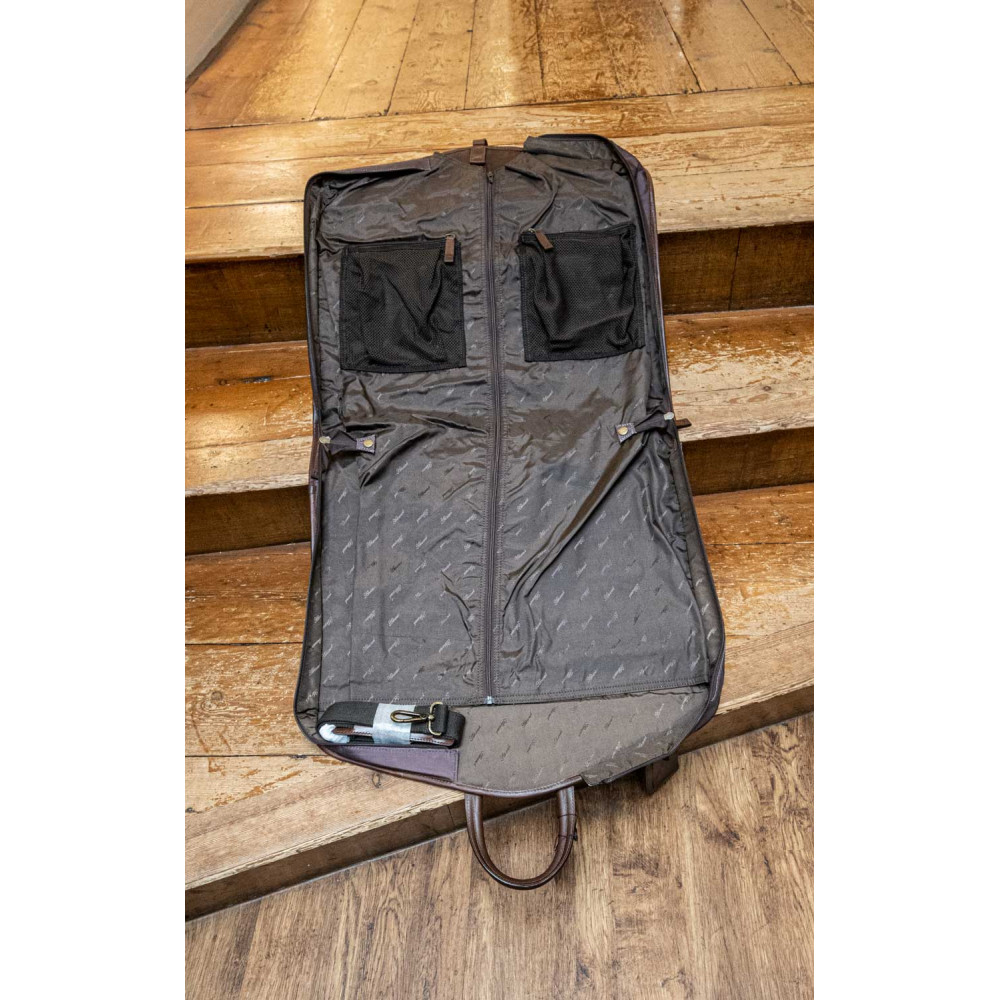 Мужской дорожний портплед из натуральной кожи Ashwood Carrier Brown