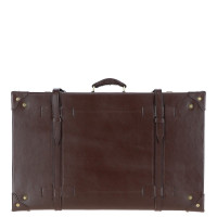 Большой кожаный чемодан Ashwood VIN-22 Brown