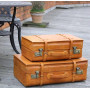 Большой кожаный чемодан Ashwood VIN-22 Green