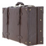 Маленький кожаный чемодан Ashwood VIN-18 Brown