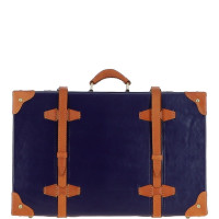 Маленький кожаный чемодан Ashwood VIN-18 Navy