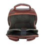 Мужской рюкзак из натуральной кожи Ashwood K47 Chestnut