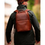 Мужской рюкзак из натуральной кожи Ashwood K47 Chestnut