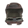 Міський шкіряний рюкзак коричневого Ashwood K47 brn