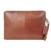 Кожаная папка на молнии Ashwood K40 Chestnut