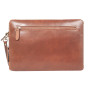 Кожаная папка на молнии Ashwood K40 Chestnut
