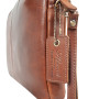 Кожаная папка на молнии Ashwood K40 Chestnut